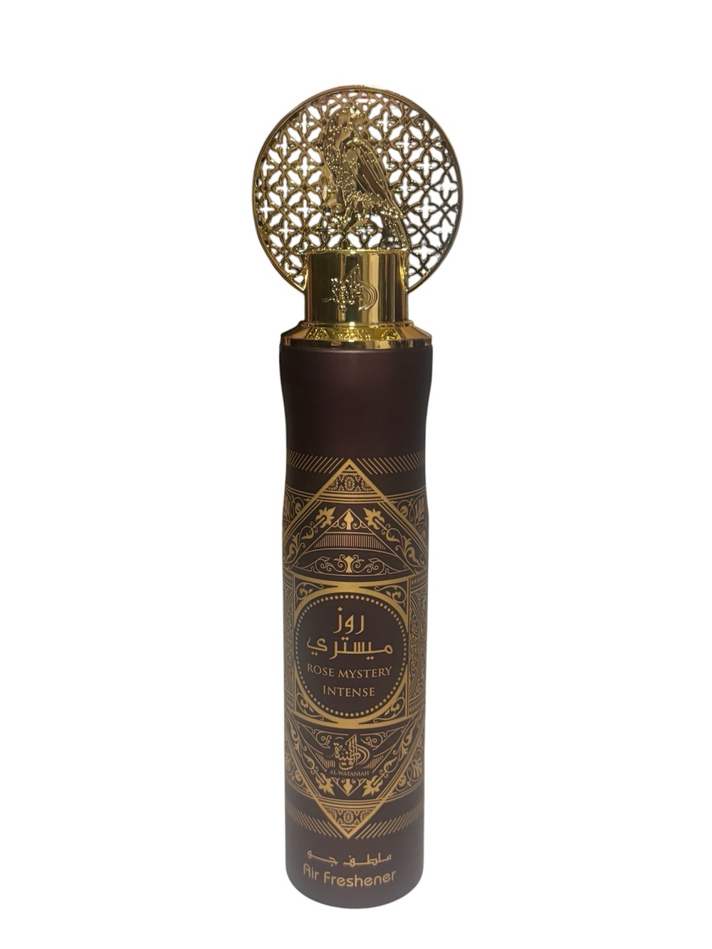 Rose Mystery Intense Air Freshener - Brown & Gold Decorative Can